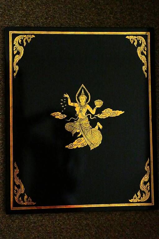 Tableaux: 2 thailändische Gemälde – D'occasion à Schwerzenbach par Baden03