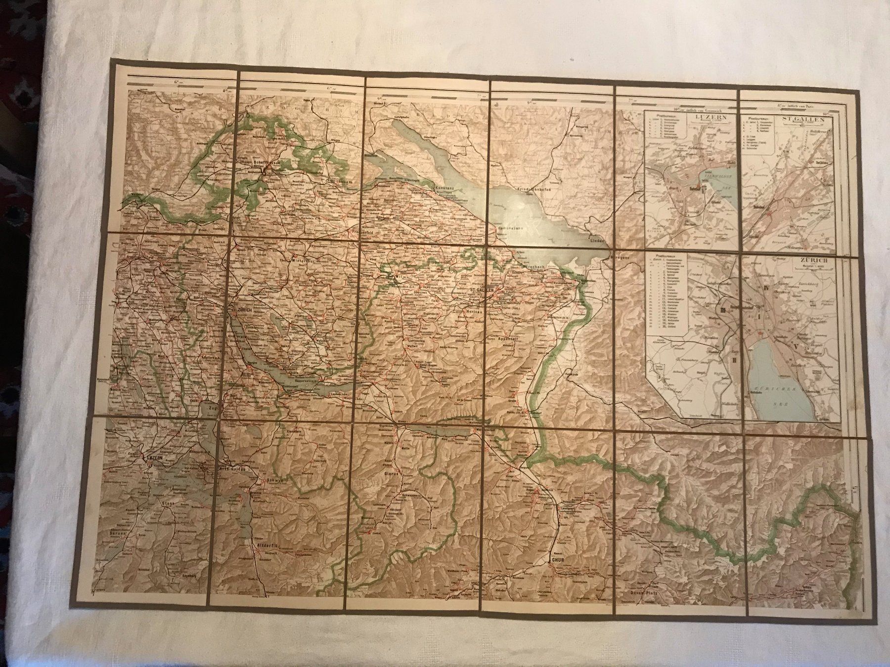 Cartes géographiques & atlas: Carte officielle des Postes Suisses – D'occasion à Ste-Croix par mjmg 1