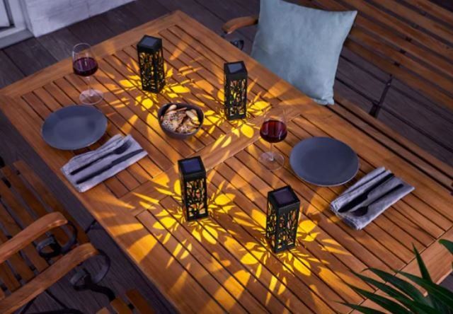 Lampade: Solar Licht "Blätter Optik" (2 Stk.) – Nuovo e nell'imballaggio originale da Langenbruck venduto da Gumsi 1