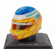 Charles Leclerc Ferrari Formel 1 Helm 1:5 - 2021 Frankreich