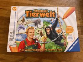 Ravensburger tiptoi Abenteuer Tierwelt Spiel, Neuwertig