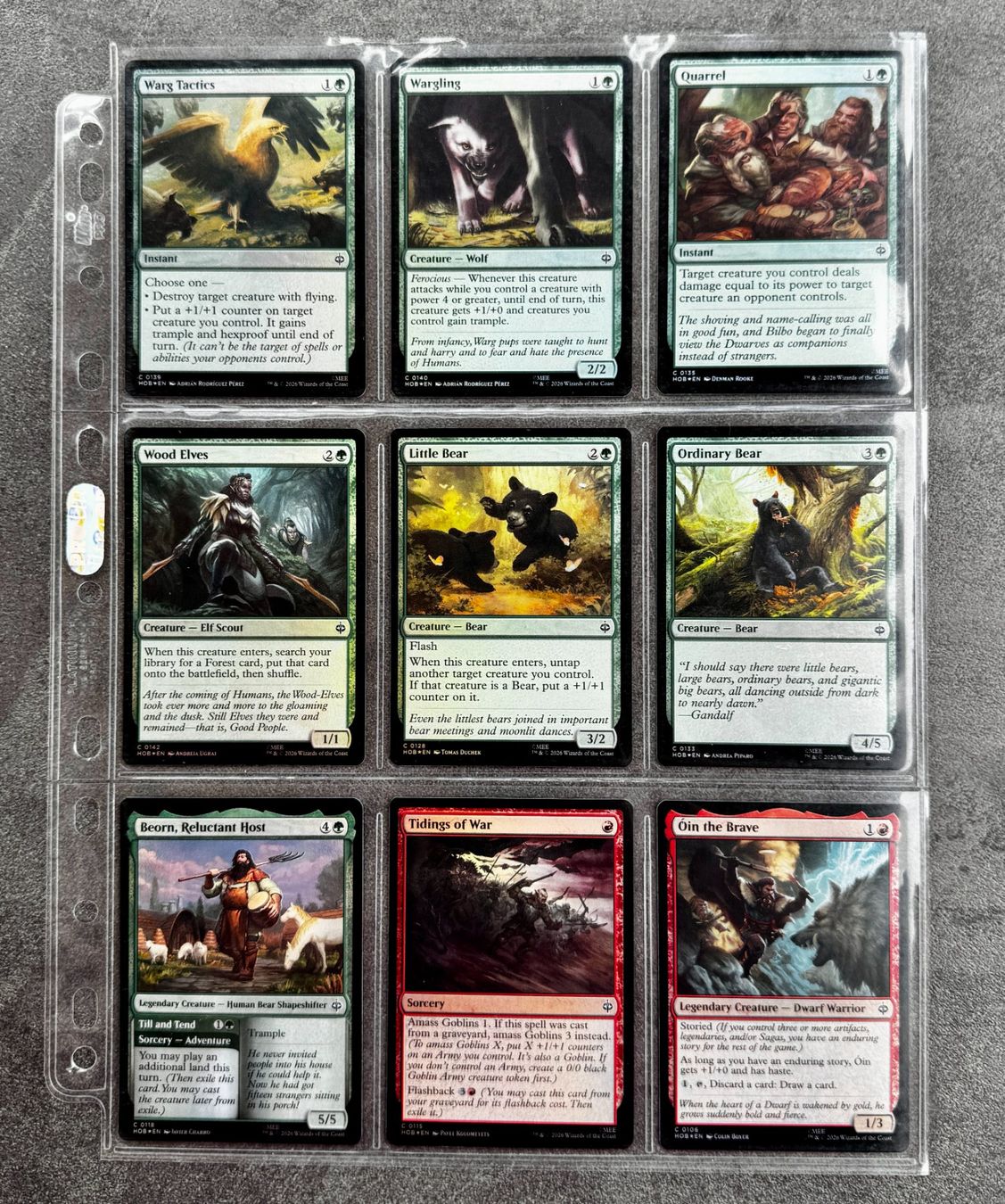 Magic The Gathering Carte collezionabili: The Hobbit Foil Commons 55stk. – Nuovo (secondo la descrizione) da Rechthalten venduto da hosme_be 1