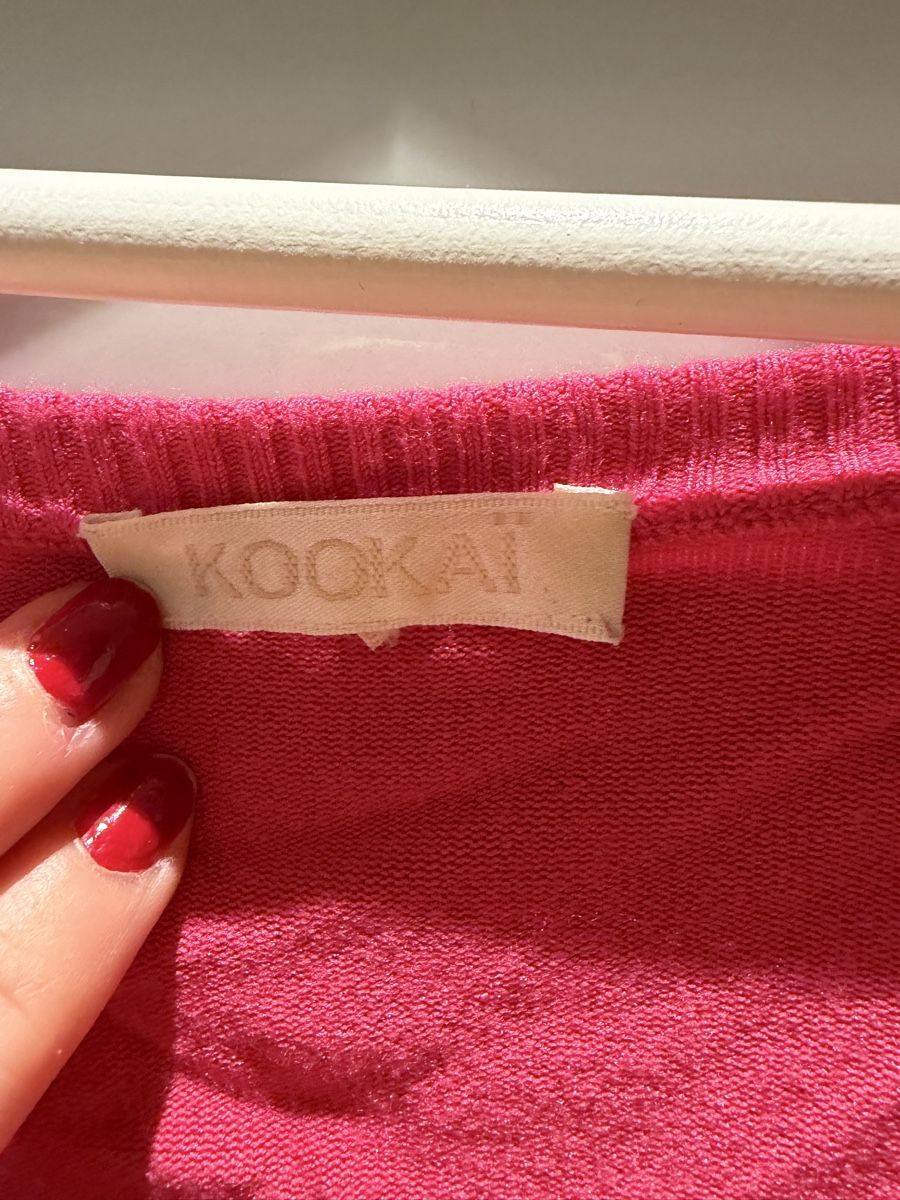 Kookai Maglioni & Felpe: Pinker Kookai Pullover mit V-Ausschnitt, Grösse S/M – Usato da Küsnacht ZH venduto da ToddyGinger 1