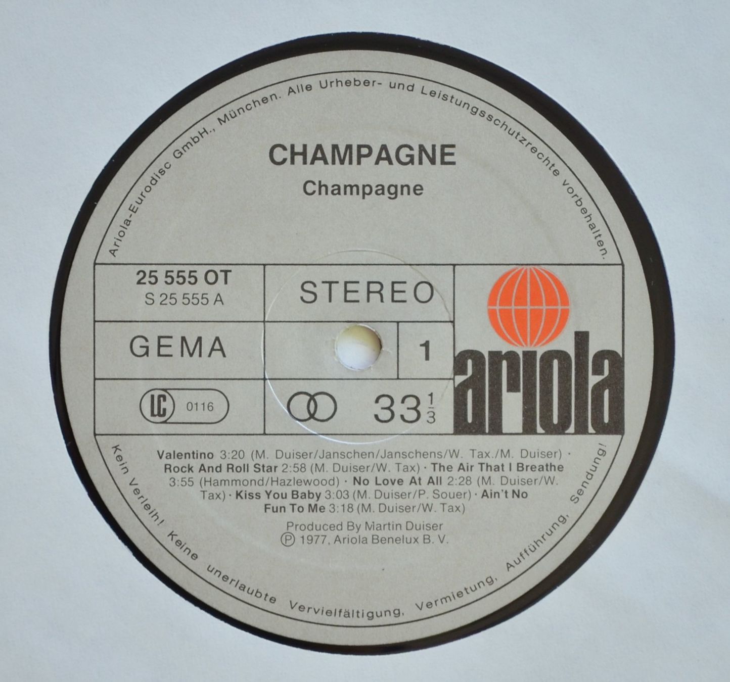 Dischi in vinile: Champagne - Champagne – Usato da Glarus venduto da Zigerfrigg 2