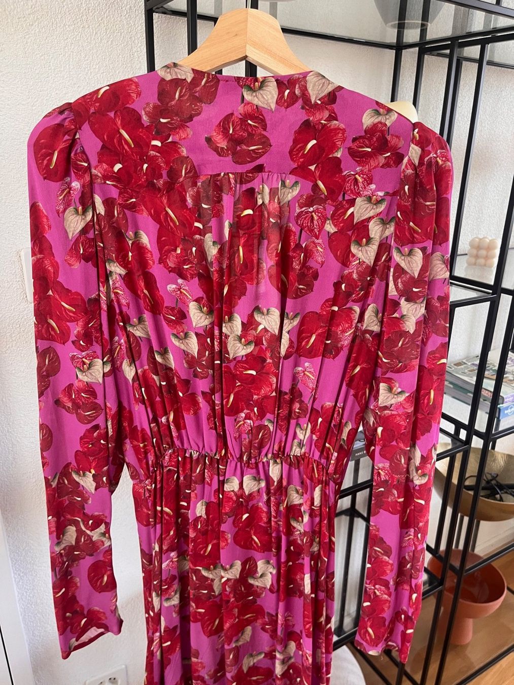 Vestiti: Rot Rosa langes Viskosekleid – Usato da Glattpark(Opfikon) venduto da pau_w672 4