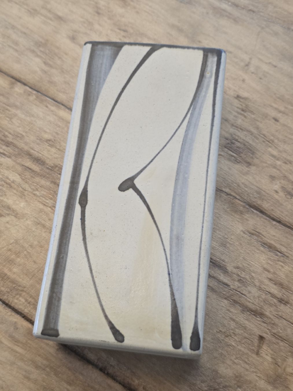 Vasen & Gefässe: Studio Keramik Quader Vase gemarkt HAK Denmark Stil 24cm – Gebraucht aus Liestal von Find_the_rare_stuff 4