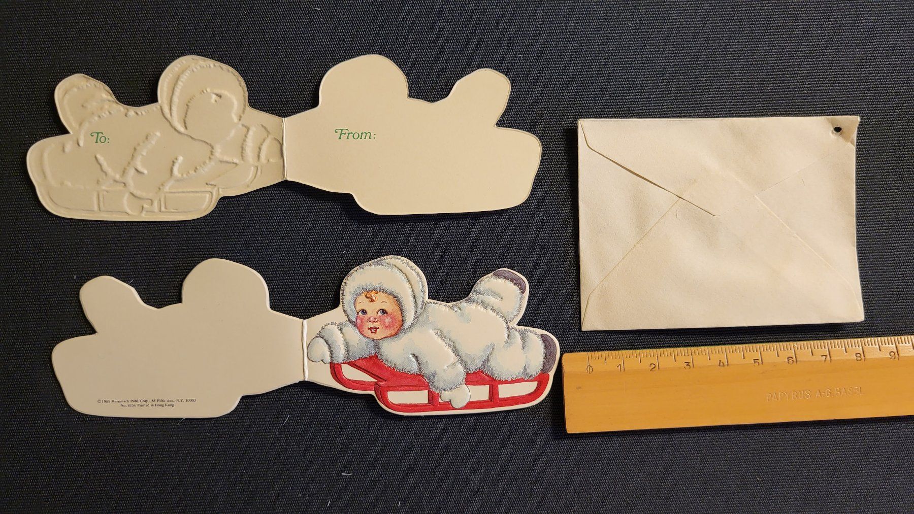 Cartoline: Weihnachts-Kärtli SNOWBALL KIDS – Nuovo e nell'imballaggio originale da Basel venduto da spinne02 4