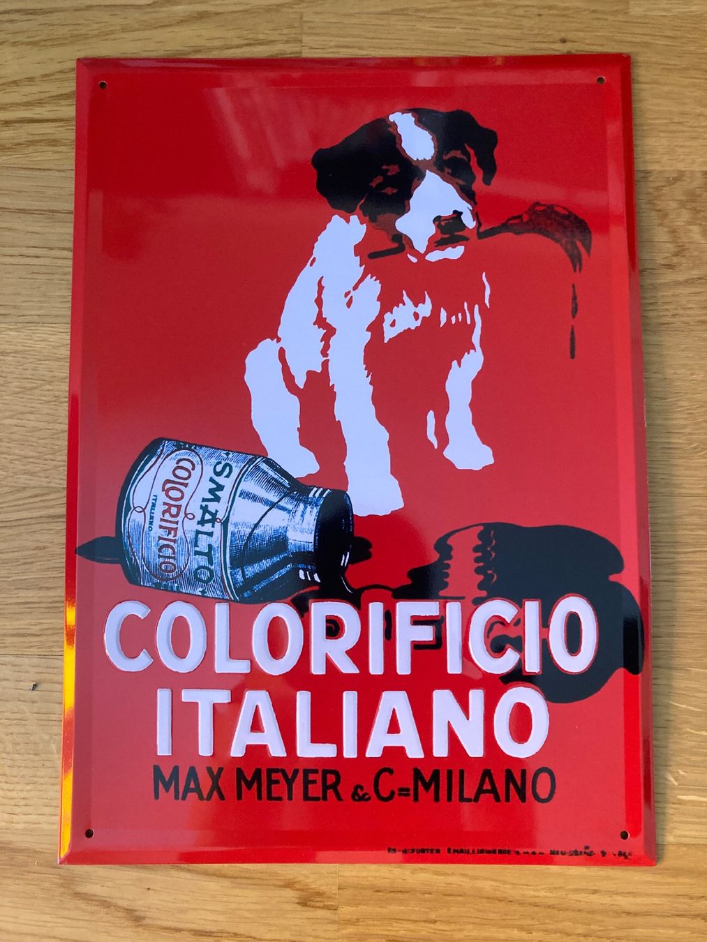 Insegne: Blechschild | Colorificio italiano – Nuovo (secondo la descrizione) da Basel venduto da AufeinenBlick