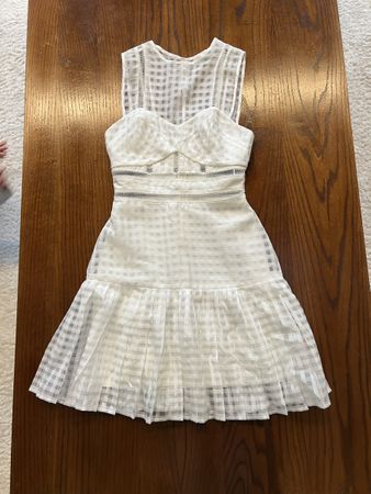 Self Portrait White dress