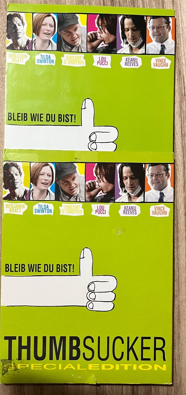 Tutti i DVDs: DVD - Code 2 - Thumbsucker – Usato da Bassersdorf venduto da McRob00 1