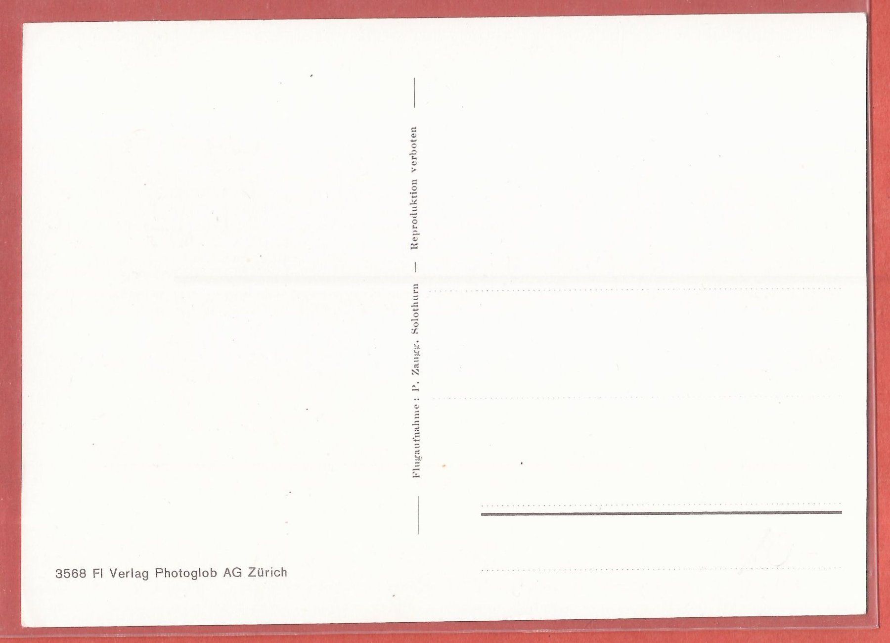 Cartoline postali: Stäfa - Flugaufnahme ca. 1955 – Usato da Fislisbach venduto da Porano 1