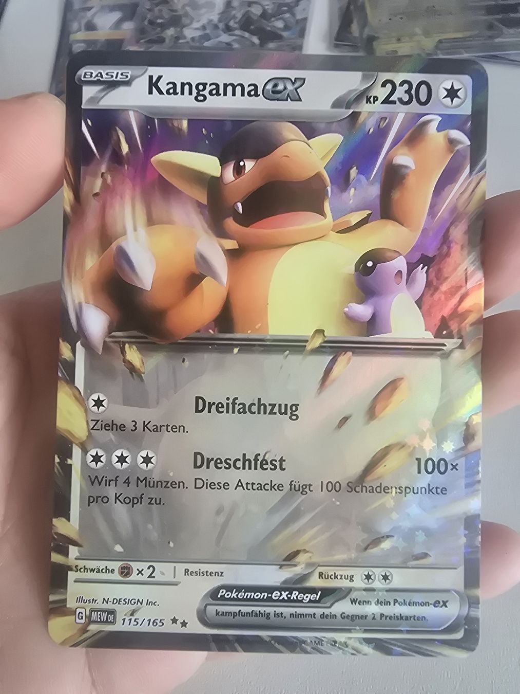 Pokémon Cartes à collectionner: Pokemon, Kangama ex, Mew 151, DE – Neuf (Voir description) à Pfäffikon SZ par gmw_8nk9 2