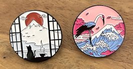 Set 2x Pin Japan