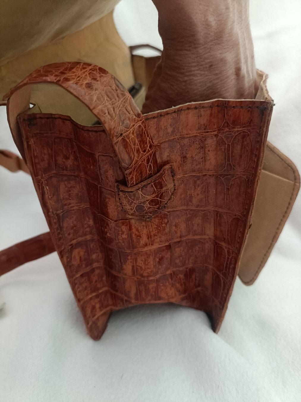Altro in  Abbigliamento & Accessori: Borsa vintage in coccodrillo marrone – Nuovo e nell'imballaggio originale da Lugano venduto da riccardo012 7