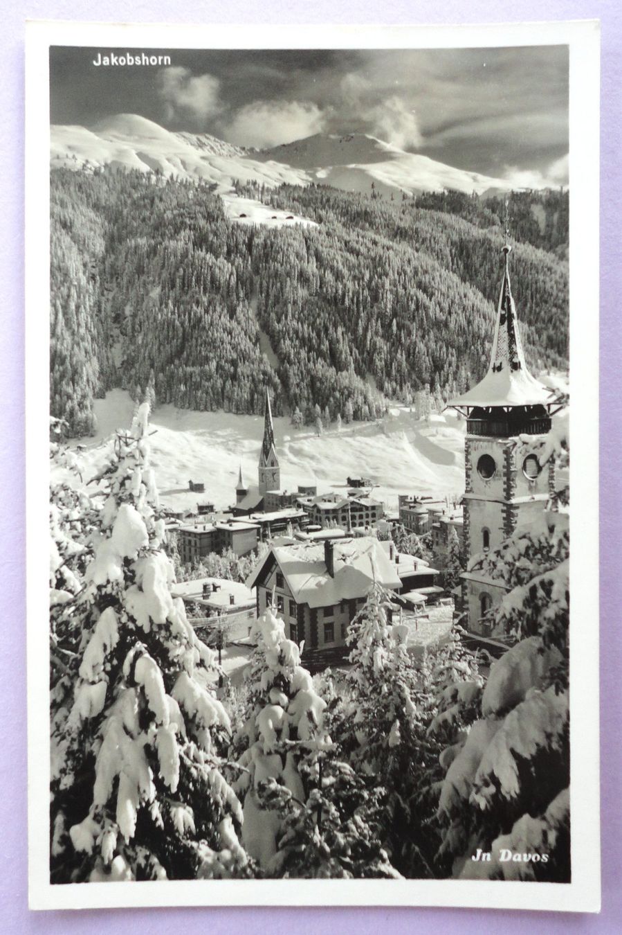 Cartoline postali: In Davos, Jakobshorn – Usato da Fétigny venduto da Billy2miny