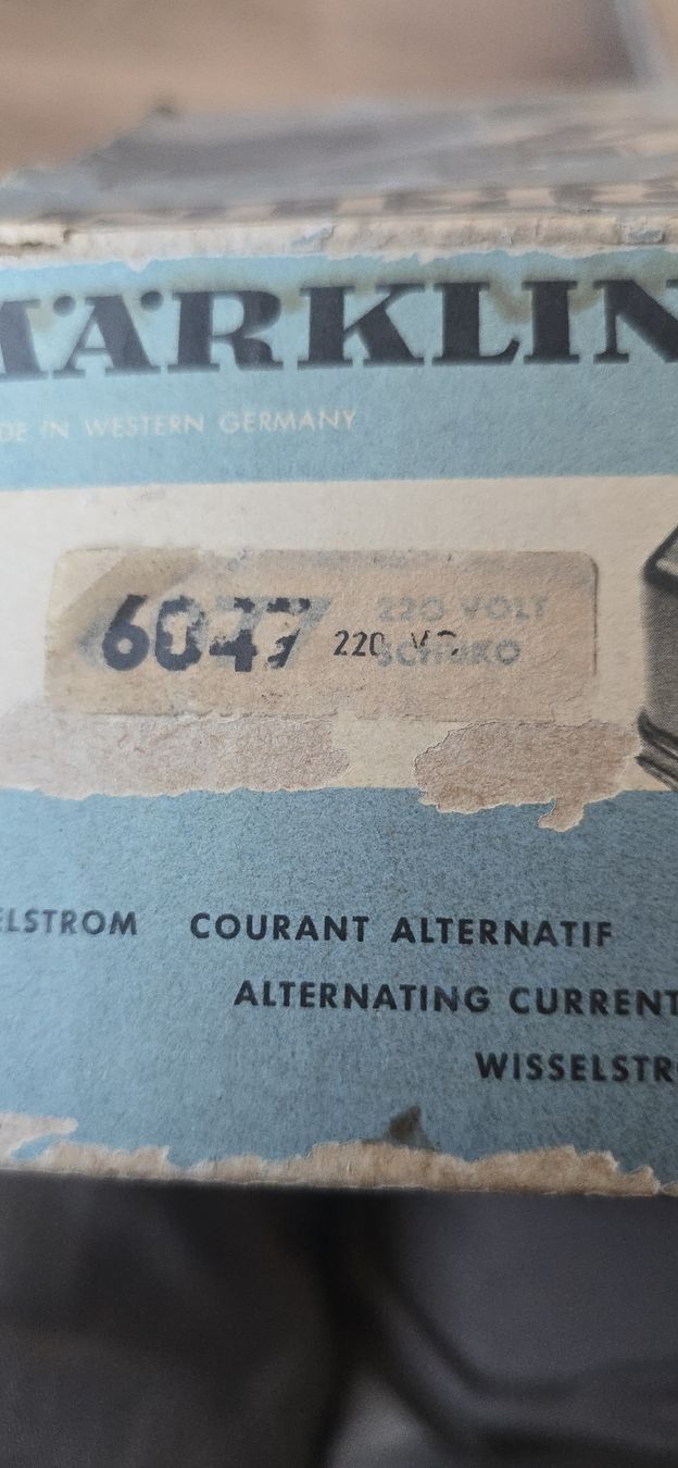 Märklin Transformator 6047 - Vintage ungetestet (Defekt) in Mauren für ...