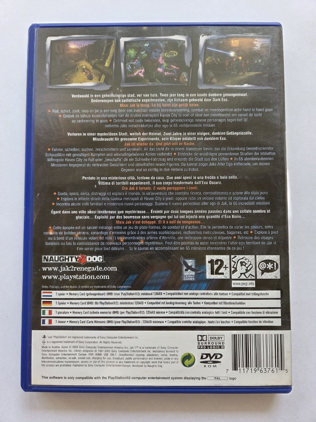 Sony Spiele: Jak II Renegade – Gebraucht aus Territet von Cenh 1