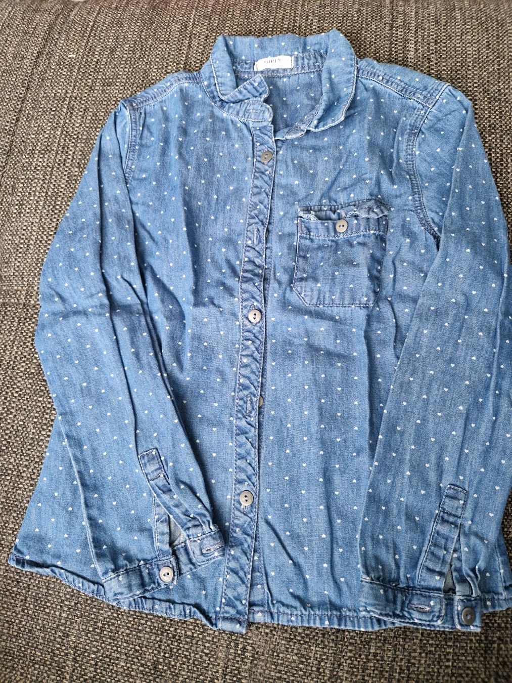 Camicette, T-shirt & Top: Denim Hemd Gr 122 – Usato da Zollikerberg venduto da nmonika
