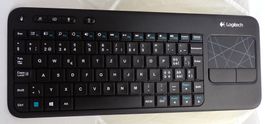 Logitech K400r drahtlose Tastatur mit Trackpad