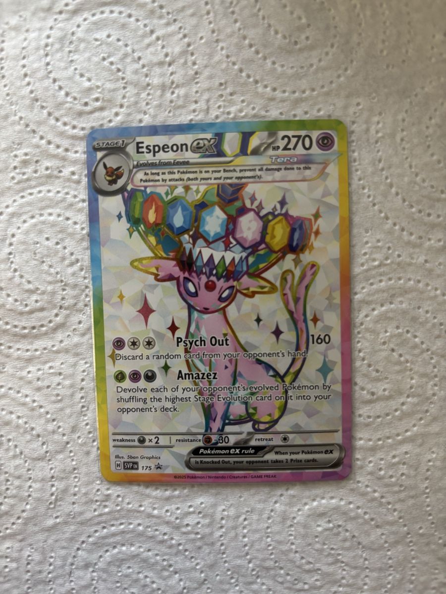 Pokémon Sammelbilder & Trading cards: Espeon – Neu (gemäss Beschreibung) aus Cointrin von Adrien.lpsfr