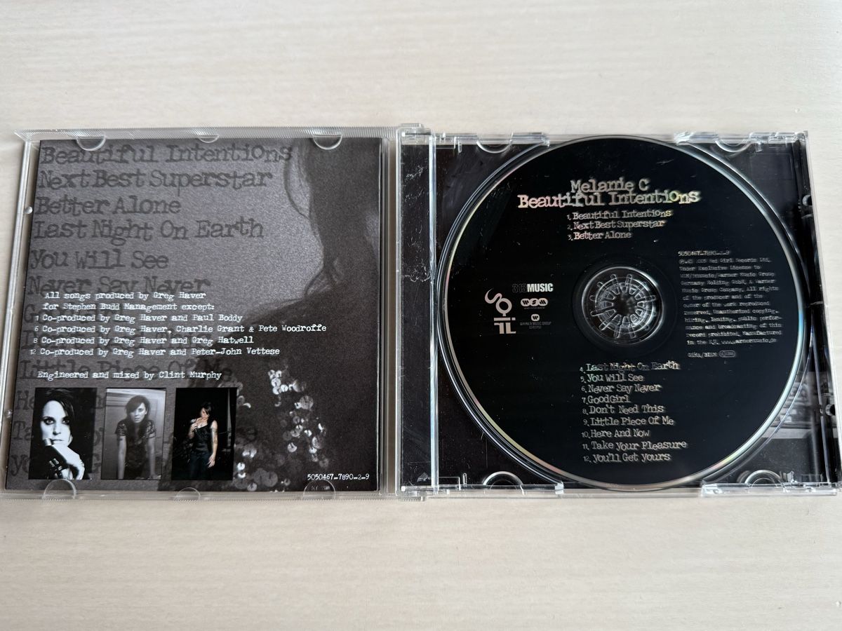 CDs: Melanie C - Beautiful Intentions CD – Gebraucht aus Oberried Brienz von Chyara 2