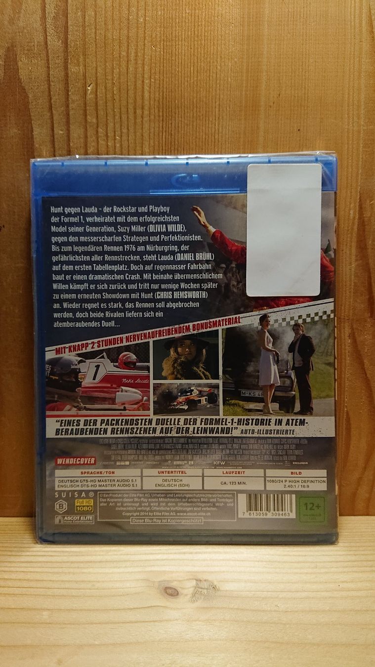 Tutti i DVDs: RUSH Blu-Ray mit Chris Hemsworth und Daniel Brühl – Nuovo (secondo la descrizione) da Wilderswil venduto da Exebub 1
