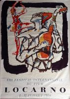 Alois Carigiet Plakat Filmfestival Locarno 1954