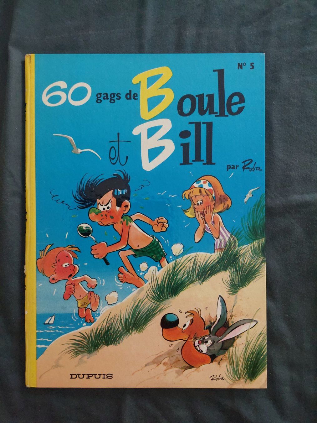 Fumetti: Boule et Bill T.5 Ed. 1973 Dos Rond BE+ – Usato da Genève venduto da Blu_BD