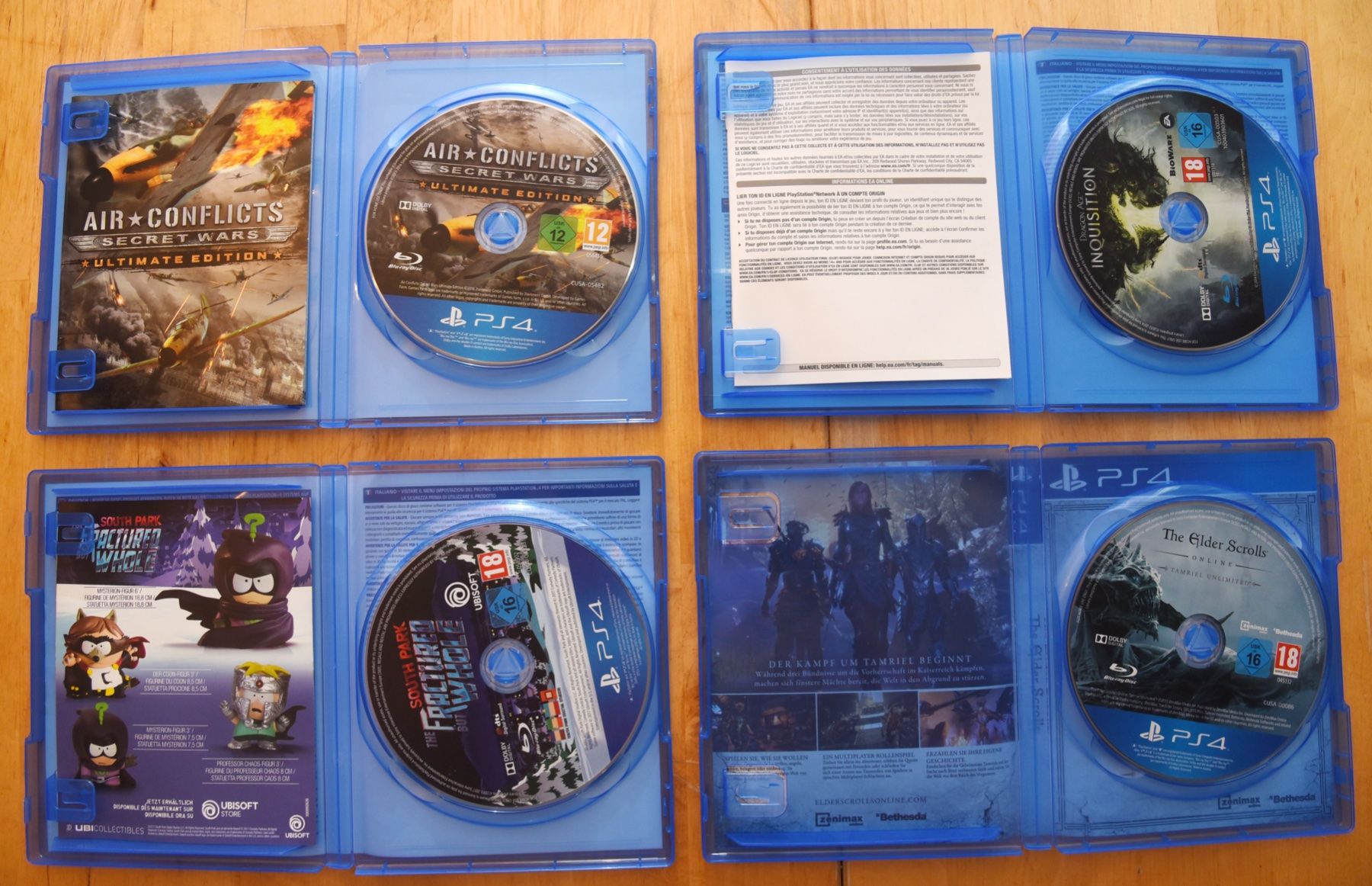 Giochi: Dragon Age + Elder Scrolls + South Park + Air Conflict – Usato da Frenkendorf venduto da gelbeZinnie 2