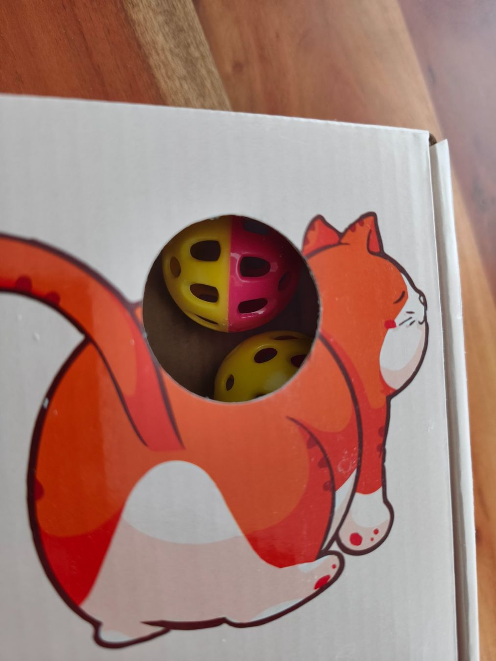 Giocattoli: Katzenspielbox mit Glöckchen-Bällen, unbenutzt – Usato da Ottenbach venduto da Joeschty 5