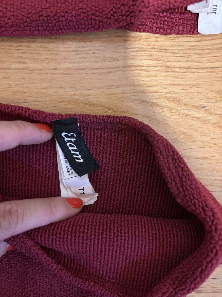 Etam Badekleider & Bikinis: Rotes Bikini Etam One Size – Gebraucht aus Biel/Bienne von chauthu1 1