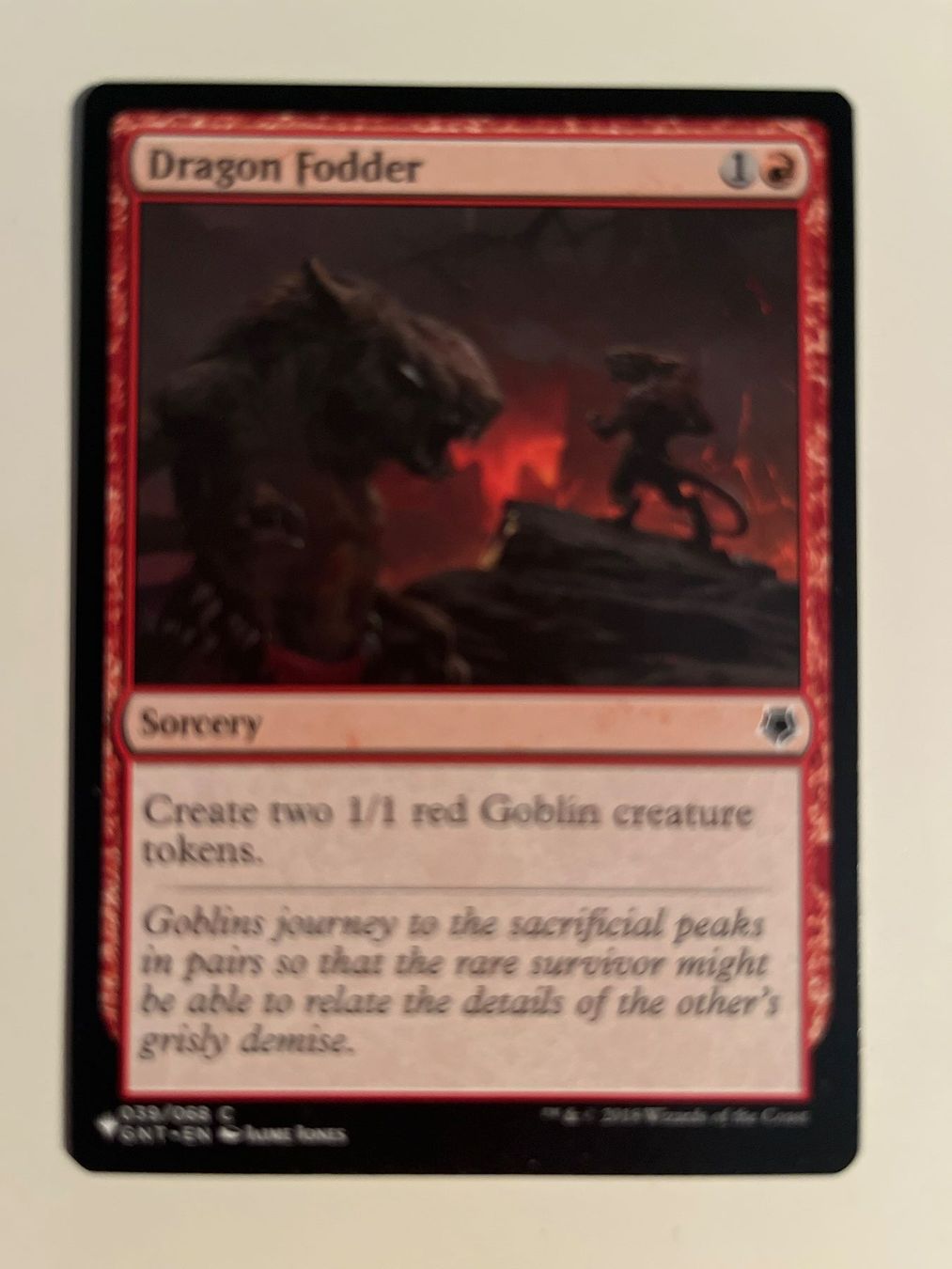 Magic The Gathering Carte collezionabili: 1 x Dragon Fodder - Magic: The Gathering - MtG – Usato da Kriens venduto da Shadi1980