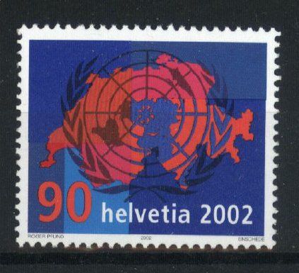 Tutti i francobolli: 2002, UNO-Beitritt der Schweiz ** – Usato da Willisau venduto da Vollstempel
