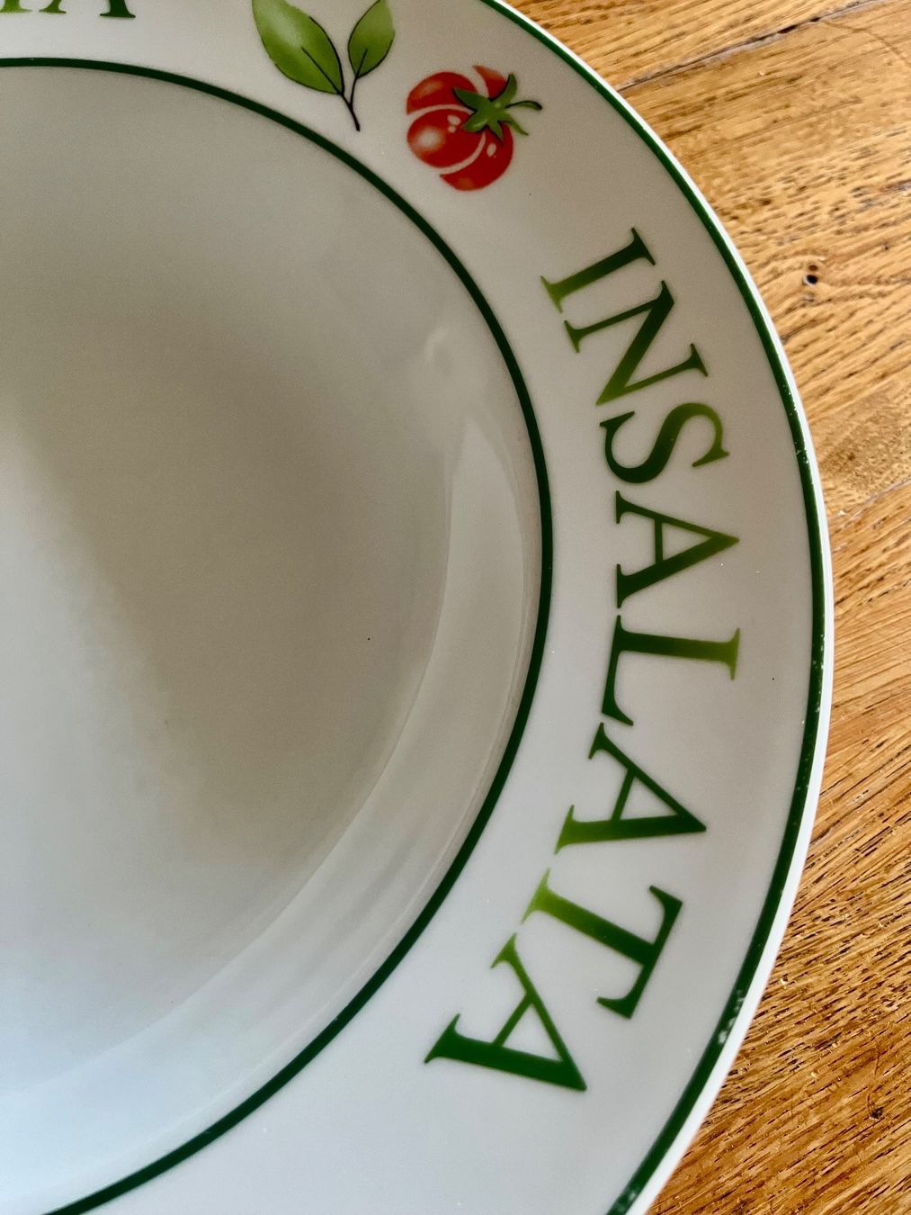 Schalen: Schöne, grosse Salatschüssel / Pastateller "Insalata" ... – Neu (gemäss Beschreibung) aus Adliswil von eri.40 2