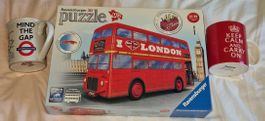 Ravensburger 3D Puzzle London Bus + 2 Tassen,