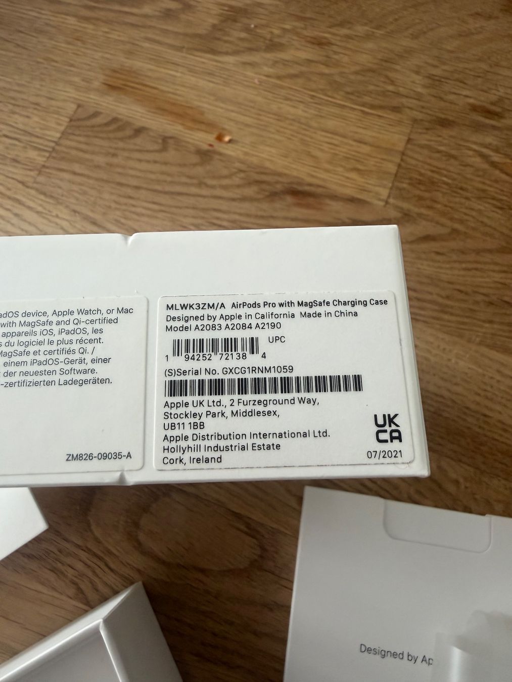 Apple Cuffie: Air Pods Pro 1gen – Usato da Villars-sur-Glane venduto da Dam0 2