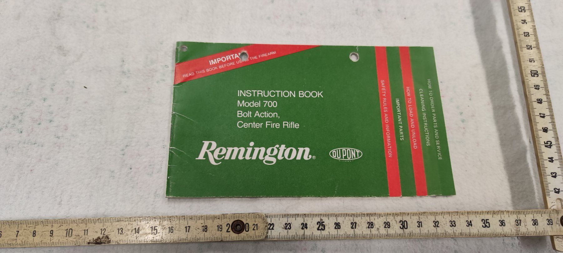 Documenti: ANLEITUNG REMINGTON MOD.700 – Usato da Cama venduto da anto_a