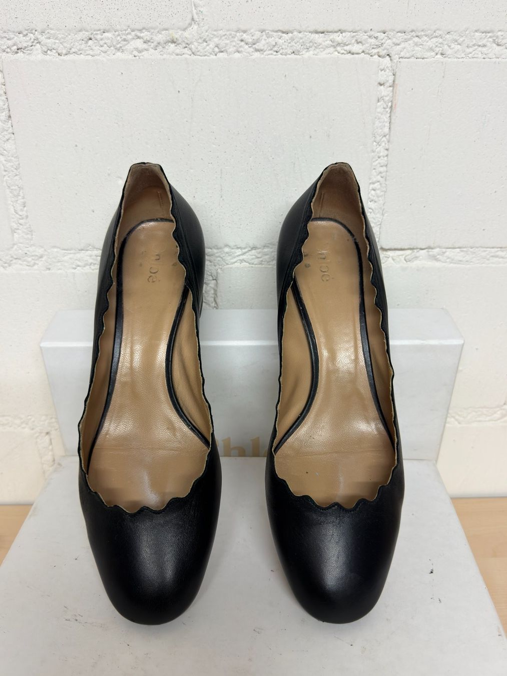 Chloé Chaussures femmes: Chloe Pumps Leder mit Blockabsatz – D'occasion à Dübendorf par ilazzi 9