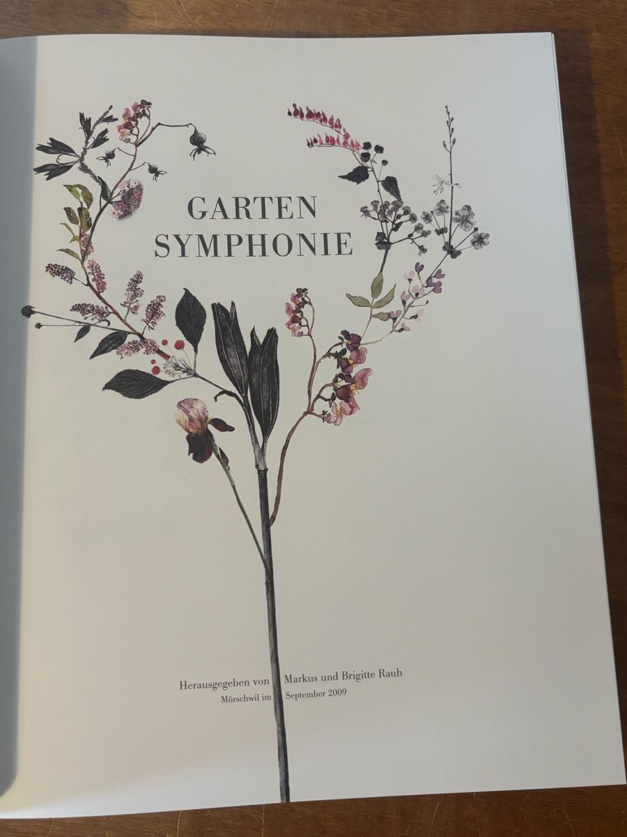 Libri: Garten Symphonie. Markus Rauh – Usato da Zürich venduto da WWehrle 1