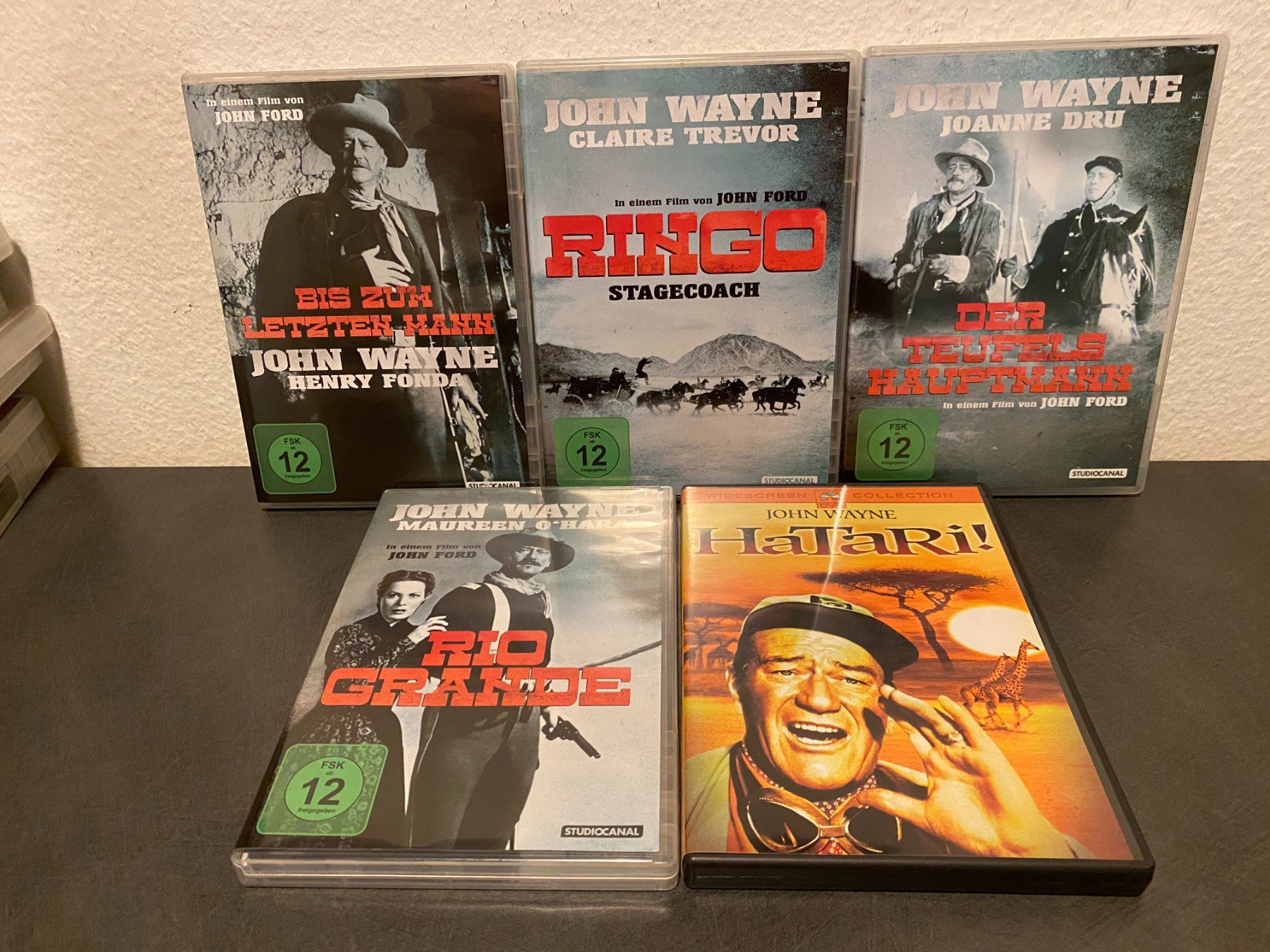 Tutti i DVDs: 5x John Wayne DVD Collection – Usato da Basel venduto da VinylLover68