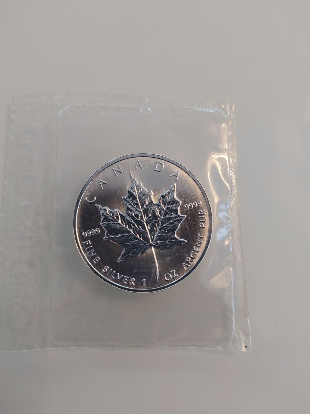 Tutti le monete: Kanada Maple Leaf 1 oz Silber 1996 Top Zustand – Nuovo e nell'imballaggio originale da Bassersdorf venduto da Redsnappered