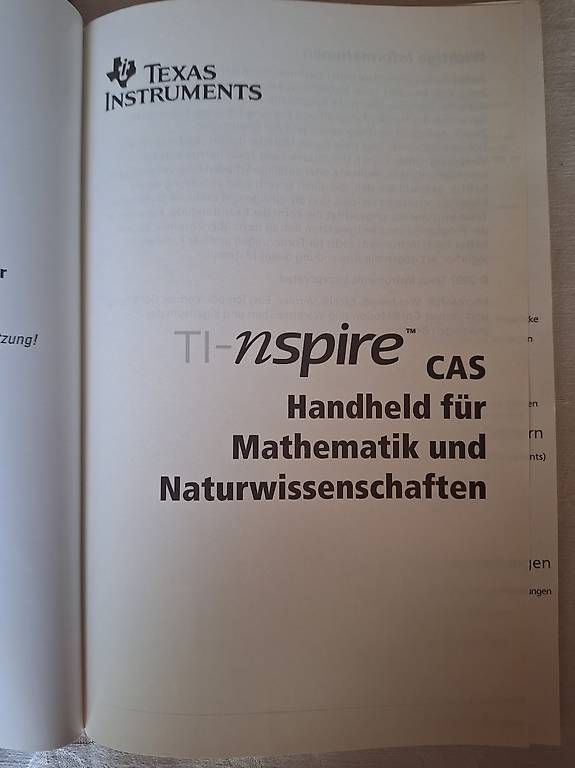 Texas Instruments Calcolatrici tascabili: Taschenrechner TI-nspire CAS – Usato da Engelburg venduto da ellehcim25 3