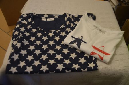 TAILLE 116-122 - ENSEMBLE NEU - ROBE + SHIRT