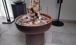 Ton Blumen Topf