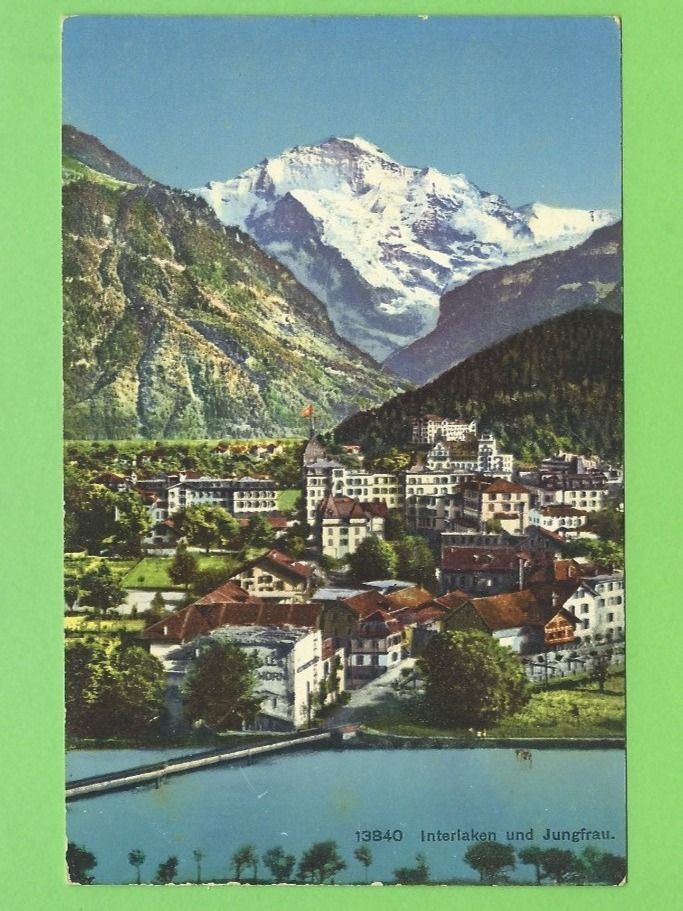 Cartoline postali: Interlaken und Jungfrau – Usato da Zürich venduto da t24_de