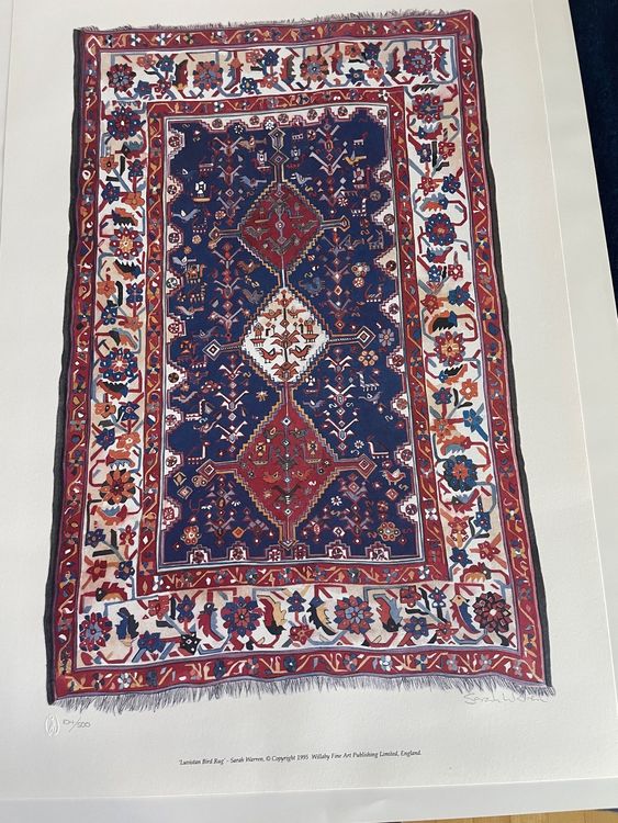 Carpets Sarah Warren Glycee signiert & nummeriert 104/500 Kaufen auf