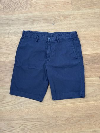 Massimo Dutti Herren Chino Shorts Gr. 42 / W32 – Dunkelblau