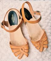 HASBEENS STOCKHOLM CLOGS SCHUHE LEDER 38 SANDALE PANTOFFELN