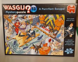 Wasgij Puzzle Nr. 13 "A Purrrfect Escape!" - 1000 Teile