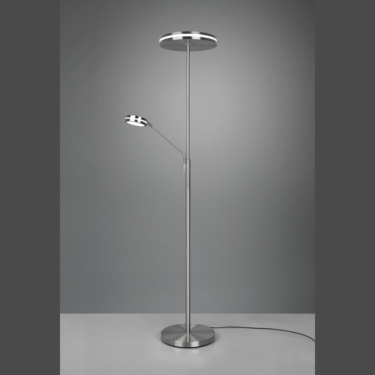 Lampade: LED Stehleuchte, Lesearm, Dimmer, IP20 – Nuovo (secondo la descrizione) da Kreuzlingen venduto da Smart-Light 2